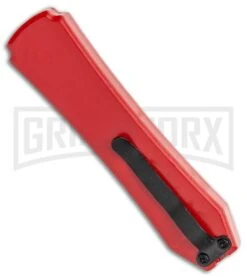 Coffin Blaster Red DA/OTF Automatic Knife - Black Plain -Kershaw Shop Coffin Blaster Red DA OTF Auto Black Plain GX 35330 jr side large