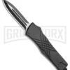 Atomic Criss Cross Dagger Black OTF Automatic Knife - Two Tone Plain -Kershaw Shop Criss Cross Dagger Black OTF Automatic Knife Two Tone Plain GX 35897 LS large