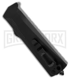 Daggerr Knives Koschei Jade G-10/Al Double Action OTF Knife - Black Plain -Kershaw Shop Daggerr Knives Koschei Double Action OTF Knife Jade G 10 Aluminum 3in Black BHQ 182325 td side large