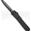 Delta Force Tactical Black D/A OTF Automatic Knife - Black Serr -Kershaw Shop Delta force black black serr BP 19375 er large