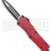 Demolisher OTF Automatic Knife Clip Point Red - Two Tone Plain -Kershaw Shop Demolisher OTF Auto Dagger Red TT GX 40643 jr large
