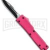 Firecracker Mini Pink D/A OTF Automatic Knife - Black -Kershaw Shop Firecracker Mini Pink DA OTF black BP 26463 er large
