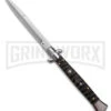 Frank B. 11" Italian Stiletto Buffalo Horn Automatic Knife - Bayonet -Kershaw Shop Frank B 11 Italian Stiletto Buffalo Horn AK Bayonet GX 41439 td large