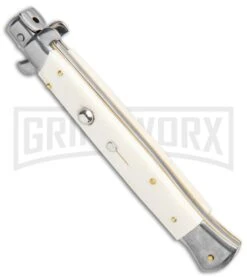 Frank B. 11" Camel Bone Handle Stiletto (5" Dagger) -Kershaw Shop Frank B 11in Camel Bone Handle Stiletto Dagger GX 34343 jr spine large