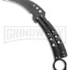 Karambit Tactical Black Butterfly Knife Limited Edition - Black