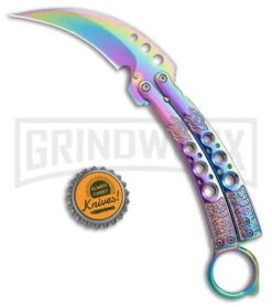 Karambit Tactical Rainbow Butterfly Knife Limited Edition - Spectrum 9 Karambit Tactical Rainbow Butterfly Knife Limited Edition - Spectrum -Kershaw Shop Karambit Tactical Gold Butterfly Limited Edition Spectrum GX 39599 jr bottlecap large