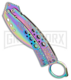 Karambit Tactical Rainbow Butterfly Knife Limited Edition - Spectrum 7 Karambit Tactical Rainbow Butterfly Knife Limited Edition - Spectrum -Kershaw Shop Karambit Tactical Gold Butterfly Limited Edition Spectrum GX 39599 jr spine large