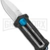 Kershaw Kapsule Manual Slide OTF Knife - Satin Plain -Kershaw Shop Kershaw Jens Anso Kapsule Manual Sliding Button Lock OTF Knife SW 1190 BHQ 120521 jr large