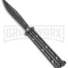 Kershaw Lucha Balisong Butterfly Knife - Stainless Steel BlackWash -Kershaw Shop Kershaw Lucha Balisong Butterfly Blackwash 5150BW BHQ 117528 jr large