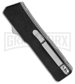 Lightning Black D/A OTF Automatic Knife - Clip Point Black -Kershaw Shop Lightning Black DA OTF AK Clip Point Black GX 42239 td side large