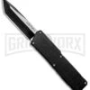 Lightning Black D/A OTF Automatic Knife - Tanto Two Tone 1 Lightning Black D/A OTF Automatic Knife - Tanto Two Tone -Kershaw Shop Lightning Black DA OTF Auto Tanto TT GX 33422 jr large