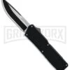 Lightning Black D/A OTF Automatic Knife - Two-Tone Plain -Kershaw Shop Lightning Black DA Two Tone Plain BP 30337 er large