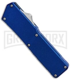 Lightning Blue D/A OTF Automatic Knife - Tow-Tone Serr -Kershaw Shop Lightning Blue DA Auto TT Serr GX 30819 jr spine large