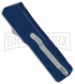 Lightning Blue D/A OTF Automatic Knife - Black Dagger Serr -Kershaw Shop Lightning Blue DA Black Dagger Serr BP 27477 er side large