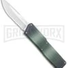 Lightning Camo D/A OTF Automatic Knife - Satin Serr