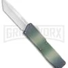 Lightning Camo D/A OTF Automatic Knife - Tanto Satin -Kershaw Shop Lightning Camo DA OTF Auto Tanto Satin GX 34078 jr large
