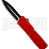 Lightning Red D/A OTF Automatic Knife - Dagger Two-Tone Plain 4TH18 1 Lightning Red D/A OTF Automatic Knife - Dagger Two-Tone Plain 4TH18 -Kershaw Shop Lightning DA Dagger Two Tone Plain BP 30348 er large