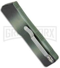 Lightning Camo D/A OTF Automatic Knife - Black Dagger Serrated -Kershaw Shop Lightning DA OTF Camo Black Dagger Serr LNGDECAMOBS BP 20214 jr side large