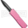 Lightning Pink D/A OTF Automatic Knife - Black Dagger Serrated 2 Lightning Pink D/A OTF Automatic Knife - Black Dagger Serrated -Kershaw Shop Lightning DA OTF Pink Black Dagger Serr BP 20274 jr large