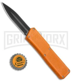 Lightning Orange D/A OTF Automatic Knife - Dagger Black Plain 9 Lightning Orange D/A OTF Automatic Knife - Dagger Black Plain -Kershaw Shop Lightning DA Orange Dagger Black Plain BP 20541 jr bottlecap large