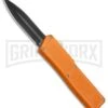 Lightning Orange D/A OTF Automatic Knife - Dagger Black Plain 1 Lightning Orange D/A OTF Automatic Knife - Dagger Black Plain -Kershaw Shop Lightning DA Orange Dagger Black Plain BP 20541 jr large