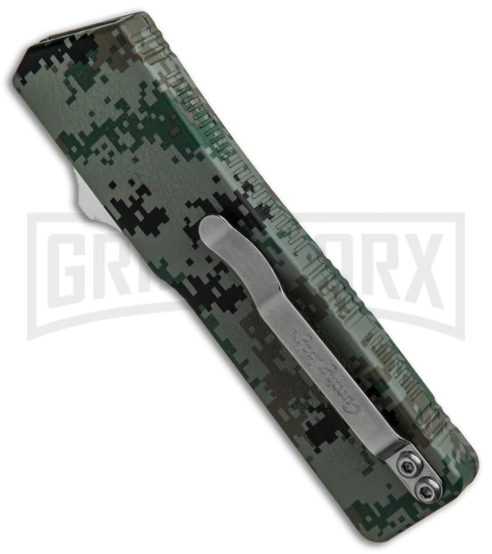 Lightning Digi Camo D/A OTF Automatic Knife - Tanto Satin 5 Lightning Digi Camo D/A OTF Automatic Knife - Tanto Satin - Image 3