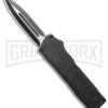 Lightning Elite Black D/A OTF Automatic Knife - Dagger Black Plain -Kershaw Shop Lightning Elite Black DA OTF Auto Dagger Black Plain GX 36131 jr large