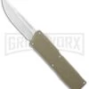 Lightning Elite Desert Tan D/A OTF Automatic Knife - Drop Point Satin Plain -Kershaw Shop Lightning Elite Desert Tano DA OTF Auto DP Satin GX 36303 jr large