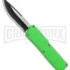 Lightning Green D/A OTF Automatic Knife - Two-Tone Serrated Drop Point -Kershaw Shop Lightning Green D A OTF Automatic Knife Two Tone Serrated LS large