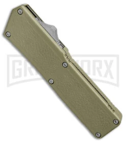 Lightning OD Green D/A OTF Automatic Knife - Tanto Satin Serr -Kershaw Shop Lightning OD Green DA OTF Auto Serr Tanto Satin GX 39005 jr spine large