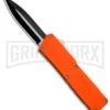 Lightning Orange D/A OTF Automatic Knife - Dagger Two-Tone -Kershaw Shop Lightning Orange DA OTF Auto Dagger TT GX 31870 jr large