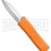 Lightning Orange D/A OTF Automatic Knife - Dagger Satin Plain -Kershaw Shop Lightning Orange DA OTF Dagger Satin Plain BP 22815 large