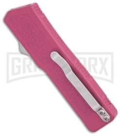 Lightning Pink D/A OTF Automatic Knife - Dagger Two-Tone -Kershaw Shop Lightning Pink DA OTF Auto TT Dagger GX 31867 jr side large