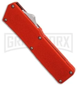 Lightning Red D/A OTF Automatic Knife - Two-Tone Serr -Kershaw Shop Lightning Red DA OTF Auto TT Serr GX 31869 jr spine large