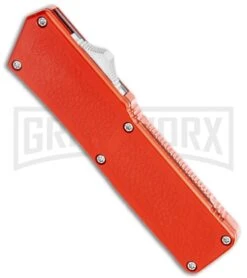 Lightning Red D/A OTF Automatic Knife - Satin Plain -Kershaw Shop Lightning Red DA OTF Satin GX 5629 jr spine large