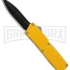 Lightning Yellow D/A OTF Automatic Knife - Black Dagger -Kershaw Shop Lightning Yellow DA Black Dagger BP 27473 er large