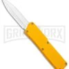 Lightning Yellow D/A OTF Automatic Knife - Satin Dagger Serr -Kershaw Shop Lightning Yellow DA OTF Auto Satin Dagger Serr GX 33669 jr large