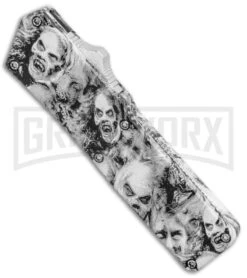 Kershaw Shop -Kershaw Shop Lightning Zombie DA DP OTF Auto Satin Serr GX 33348 jr spine large