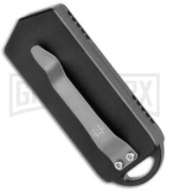 M3 Tactical Tech Rogue Black Aluminum D/A OTF Automatic Knife - Black Plain -Kershaw Shop M3 Tactical Tech Rogue Black Aluminum DA OTF Auto Black GX 35098 jr side large