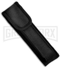 Mago 11" Cottonmouth Italian Stiletto OTF Automatic Knife Gray - Satin Plain -Kershaw Shop Mago 11in Cottonmouth Italian Stiletto OTF Auto Satin Bayo GX 37054 jr sheath large