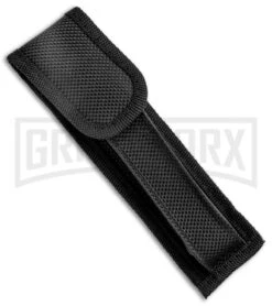 Mago 11" Diamondback Italian Bayonet OTF Automatic Knife - Black Bolsters -Kershaw Shop Mago 11in Diamondback Italian Bayo OTF Auto Black Satin GX 37088 jr sheath large