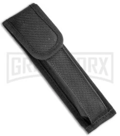 Mago 11" Bayonet Italian Stiletto OTF Knife Red W/Black Bolster - Satin Plain -Kershaw Shop Mago 11in Red Bayo Italian Stiletto OTF Auto Satin GX 36139 jr sheath large