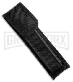 Mago 11" Sidewinder Italian Stiletto OTF Automatic Knife - Satin Dagger AUS 8 -Kershaw Shop Mago 11in Sidewinder Italian Stiletto OTF Auto Satin Dagger GX 35130 jr sheath large