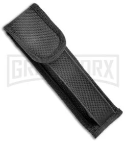 Mago 11" Yellow Acrylic Italian Stiletto OTF Automatic Knife - Satin Bayonet -Kershaw Shop Mago 11in Yellow Acrylic Italian Stiletto OTF Auto Bayo Satin GX 37556 jr sheath large