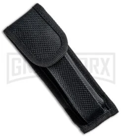 Mago 9" Blue Marble Italian Stiletto OTF Automatic Knife - Satin Plain Dagger -Kershaw Shop Mago 9in Blue Marble Italian Stiletto Auto Satin Plain Dagger GX 33841 jr sheath large