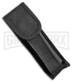 Mago 9" Blue Marble Italian Stiletto OTF Auto Knife Black Bolsters (Bayo Satin) -Kershaw Shop Mago 9in Blue Marble Italian Stiletto OTF Black Bolsters Bayo Satin GX 33947 jr sheath large