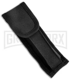 Mago 9" Sidewinder Italian Stiletto OTF Auto Knife Black - Bayonet Satin Plain -Kershaw Shop Mago 9in Sidewinder Italian Stiletto OTF Auto Black Bayo Satin GX 37208 jr sheath large