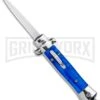 Mago 4.75" Mini Stiletto OTF Automatic Knife - Blue Marble -Kershaw Shop Mago Mini OTF Stiletto Blue GX 34268 jr large