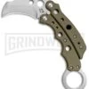 Mantis Vuja De Desert Tan G-10 Balisong Karambit Butterfly Knife - Satin Plain -Kershaw Shop Mantis Vuja De Balisong Karambit Crossover Desert Tan G 10 Satin MANMK4DT BHQ 56612 jr large