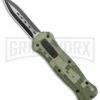 Coffin Blaster 2.0 Textured Green Digi Camo DA/OTF Automatic - Two Tone Dagger